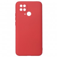 Capa Silicone Gel Xiaomi Redmi 10c Vermelho Com Protetor De Câmera Robusta