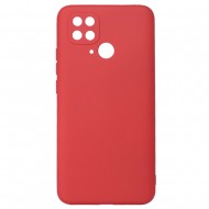 Xiaomi Redmi 10c Red Robust With Camera Protector Silicone Gel Case