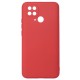 Xiaomi Redmi 10c Red Robust With Camera Protector Silicone Gel Case