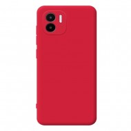 Capa Silicone Xiaomi Redmi A1 Vermelho Com Protetor De Câmera