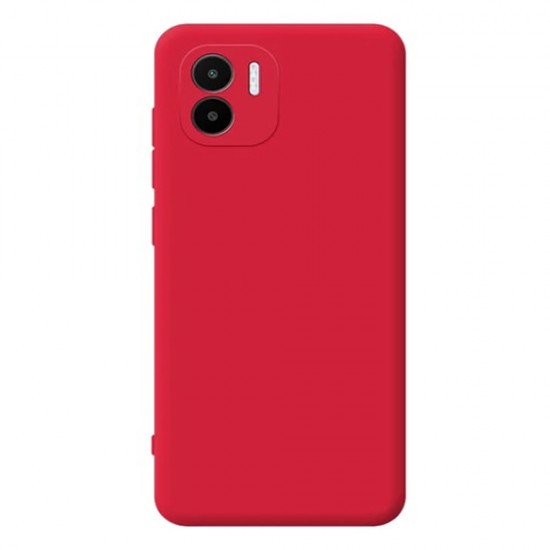 Capa Silicone Xiaomi Redmi A1 Vermelho Com Protetor De Câmera Capa Silicone Xiaomi Redmi A1 Vermelho Com Protetor De Câmera