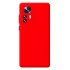 Capa Silicone Gel Xiaomi 12/12x Vermelho Fluorescente Com Protetor De Câmera