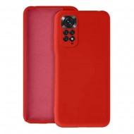 Xiaomi Redmi Note 11 Pro Red With Camera Protector Robust Silicone Gel Case