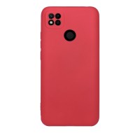Xiaomi Redmi 10A/9C Red With Camera Protector Silicone Gel Case