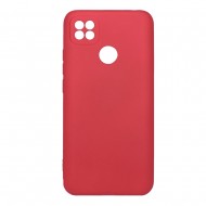 Xiaomi Redmi 10A/9C Red With Camera Protector Silicone Gel Case