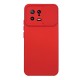 Capa Silicone Gel Xiaomi 13 Vermelho Com Protetor De Câmera E Janela Deslizante