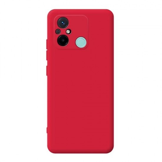 Capa Silicone Gel Xiaomi Redmi 12c Vermelho Com Protetor De Câmera Capa Silicone Gel Xiaomi Redmi 12c Vermelho Com Protetor De Câmera