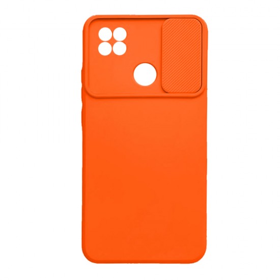 Capa Silicone Gel Xiaomi Redmi 10a/9c Laranja Com Protetor De Câmera E Janela Deslizante Capa Silicone Gel Xiaomi Redmi 10a/9c Laranja Com Protetor De Câmera E Janela Deslizante