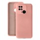 Capa Silicone Gel Xiaomi Redmi 10c Rosa Clara Com Protetor De Câmera Robusta