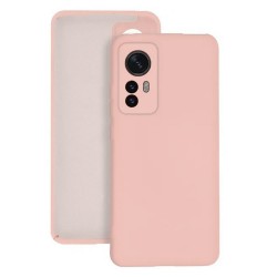 Xiaomi 12T/12T Pro Light Pink With Camera Protector Silicone Gel Case