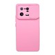Xiaomi 13 Pro Light Pink With Camera Protector And Sliding Window Silicone Gel Case Xiaomi 13 Pro Light Pink With Camera Protector And Sliding Window Silicone Gel Case