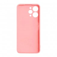 Capa Silicone Gel Xiaomi Redmi 12 Rosa Com Protetor De Câmera Robusta