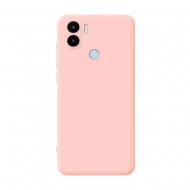 Xiaomi Redmi A1 Plus Pink Silicone Gel Case With Camera Protector