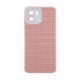 Capa Silicone Gel Xiaomi Redmi A1 Rosa Tecido Tweed Com Protetor De Câmera Capa Silicone Gel Xiaomi Redmi A1 Rosa Tecido Tweed Com Protetor De Câmera
