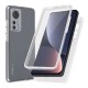 Xiaomi 12 Lite Transparent 360° Hard Silicone Case With Camera Protector Xiaomi 12 Lite Transparent 360° Hard Silicone Case With Camera Protector