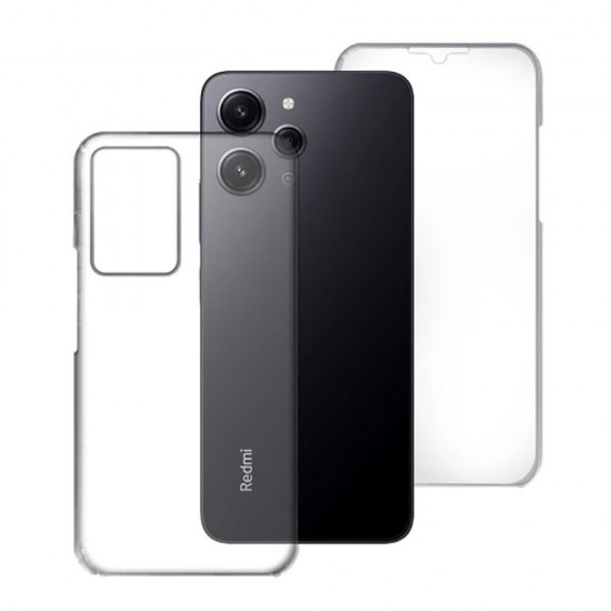 Capa Silicone Dura 360º Xiaomi Redmi 12 Transparente Capa Silicone Dura 360º Xiaomi Redmi 12 Transparente
