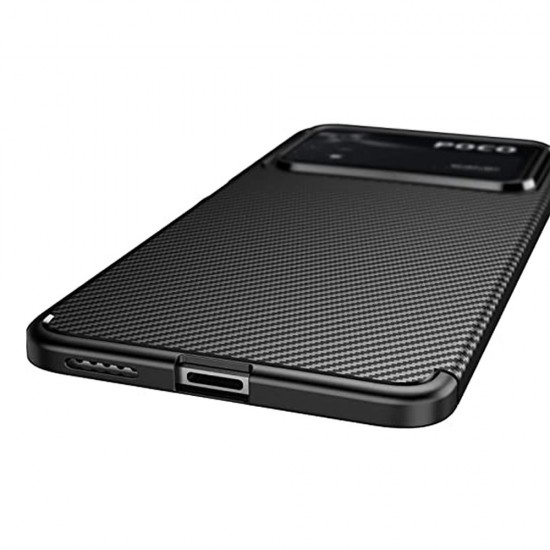 Funda De Gel De Silicona Carbon Xiaomi Poco X4 Pro 5G Negra Auto Focus Vennus Funda De Gel De Silicona Carbon Xiaomi Poco X4 Pro 5G Negra Auto Focus Vennus
