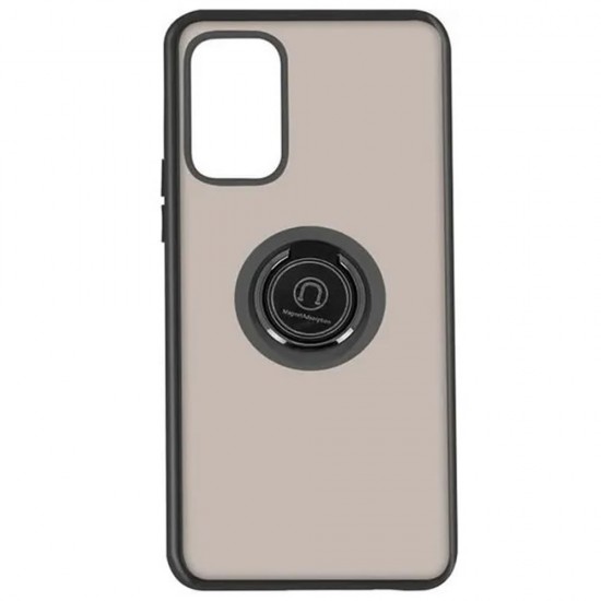 Funda De Silicona TPU Xiaomi Mi 11T/11T Pro Negro Anillo Magnetico