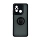 Capa Silicone Com Anel De Dedo Xiaomi Redmi 12c Preto Com Protetor De Câmera Elektro Capa Silicone Com Anel De Dedo Xiaomi Redmi 12c Preto Com Protetor De Câmera Elektro