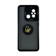 Capa Silicone Com Anel De Dedo Xiaomi Redmi 12c Preto Com Protetor De Câmera Elektro Capa Silicone Com Anel De Dedo Xiaomi Redmi 12c Preto Com Protetor De Câmera Elektro