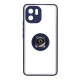 Capa Silicone Tpu Com Anel De Dedo Magnético Xiaomi Redmi A1 Azul Com Protetor De Câmera Fosco Capa Silicone Tpu Com Anel De Dedo Magnético Xiaomi Redmi A1 Azul Com Protetor De Câmera Fosco