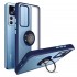 Xiaomi 12T/12T Pro Blue Magnetic Ring TPU Silicone Case