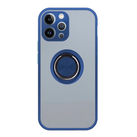 Capa Silicone Tpu Com Anel De Dedo Magnético Xiaomi Redmi 12 4g Azul Com Protetor De Câmera Capa Silicone Tpu Com Anel De Dedo Magnético Xiaomi Redmi 12 4g Azul Com Protetor De Câmera