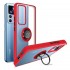 Funda De Silicona TPU Xiaomi 12T/12T Pro Rojo Anillo Magnetico
