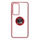 Xiaomi 12T/12T Pro Red Magnetic Ring TPU Silicone Case Xiaomi 12T/12T Pro Red Magnetic Ring TPU Silicone Case