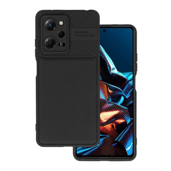 Capa Silicone Gel Thunder Xiaomi Redmi Note 12 Pro 5g/Poco X5 Pro 5g Preto Com Protetor De Câmera