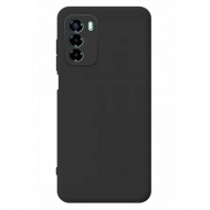 Capa Silicone Gel Zte A72 4g/V40 Vita Preto Com Protetor De Câmera