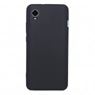 Capa Silicone Gel Zte Blade A31 Plus Preto Com Protetor De Câmera