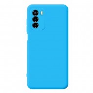 Capa Silicone Gel Zte A72 4g/V40 Vita Azul Claro Com Protetor De Câmera