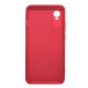 Capa Silicone Gel Zte Blade A31 Plus Vermelho Com Protetor De Câmera