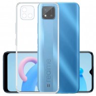 Realme C20/C11 2021 Transparent With Camera Protector Silicone Case