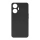 Realme C55 Black Silicone Case With 3D Camera Protector