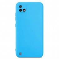 Realme C11 2021/C20/C20A Blue With Camera Protector Silicone Case