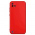 Capa Silicone Gel Realme C11 2021/C20/C20a Vermelho Com Protetor De Câmera Robusta