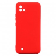 Realme C11 2021/C20/C20A Red With Camera Protector Silicone Case