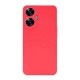 Realme C55 Red Silicone Case With 3D Camera Protector