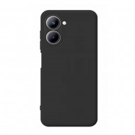 Realme C33 Black Silicone Gel Case With Camera Protector