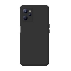 Capa Silicone Gel Realme C35 Preto Com Protetor De Câmera