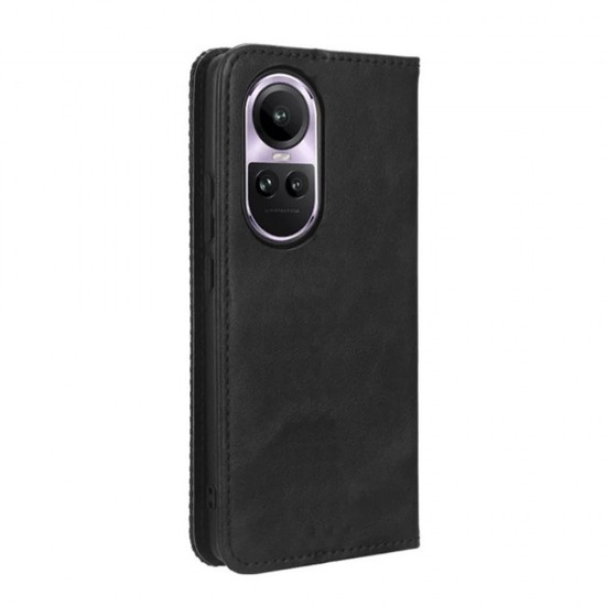 Funda Flip Cover Oppo Reno10 5G/Reno10 Pro 5G Negra Funda Flip Cover Oppo Reno10 5G/Reno10 Pro 5G Negra
