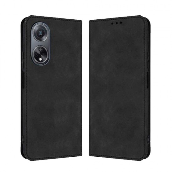 Funda Flip Cover Oppo A98 5G Negra Funda Flip Cover Oppo A98 5G Negra