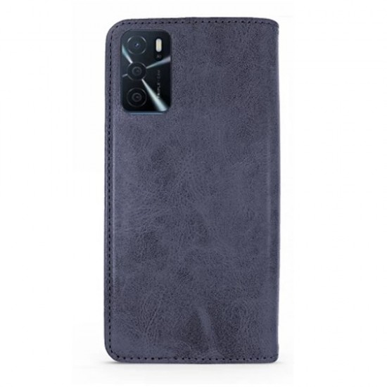 Funda Flip Cover Oppo A16 Azul Book Special Funda Flip Cover Oppo A16 Azul Book Special