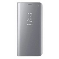 Oppo Reno5 4G/5G/X3 Lite Silver Clear View Flip Cover Case