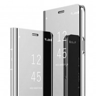Oppo Reno5 4G/5G/X3 Lite Silver Clear View Flip Cover Case