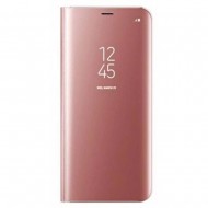 Oppo Reno5 4G/5G/X3 Lite Pink Gold Clear View Flip Cover Case