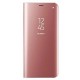 Oppo Reno5 4G/5G/X3 Lite Pink Gold Clear View Flip Cover Case