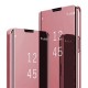 Oppo Reno5 4G/5G/X3 Lite Pink Gold Clear View Flip Cover Case